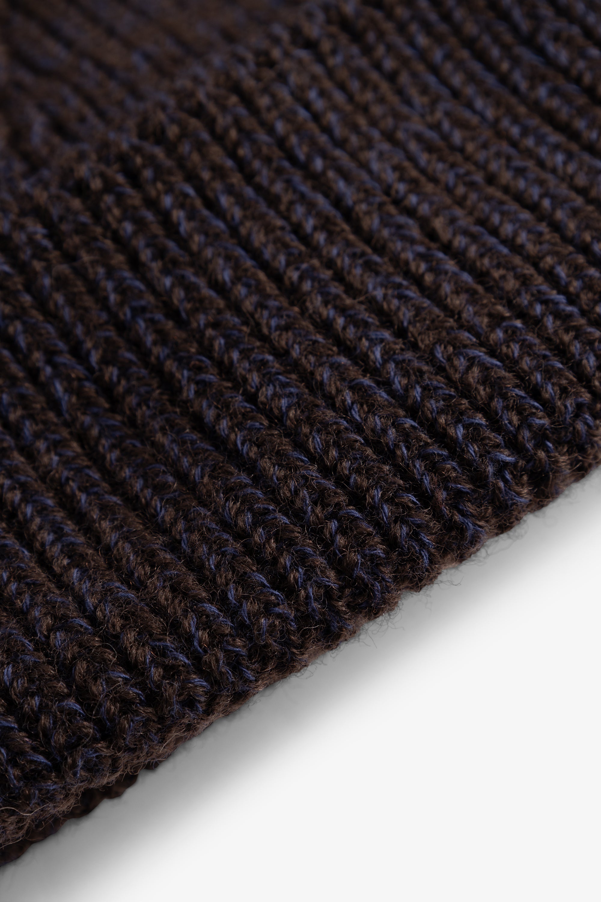 Shallow Cotton Wool Rib Beanie