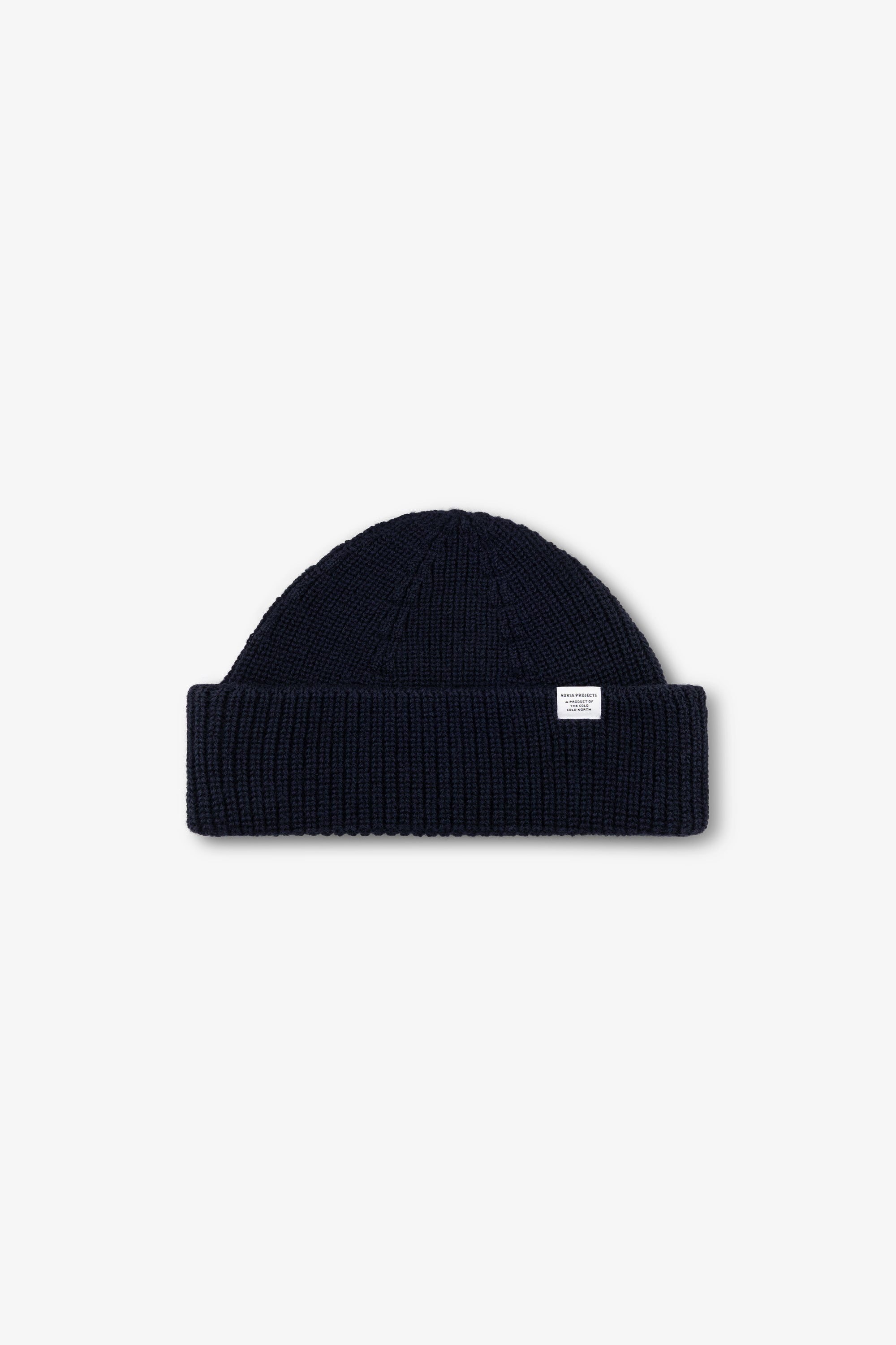 Shallow Cotton Wool Rib Beanie