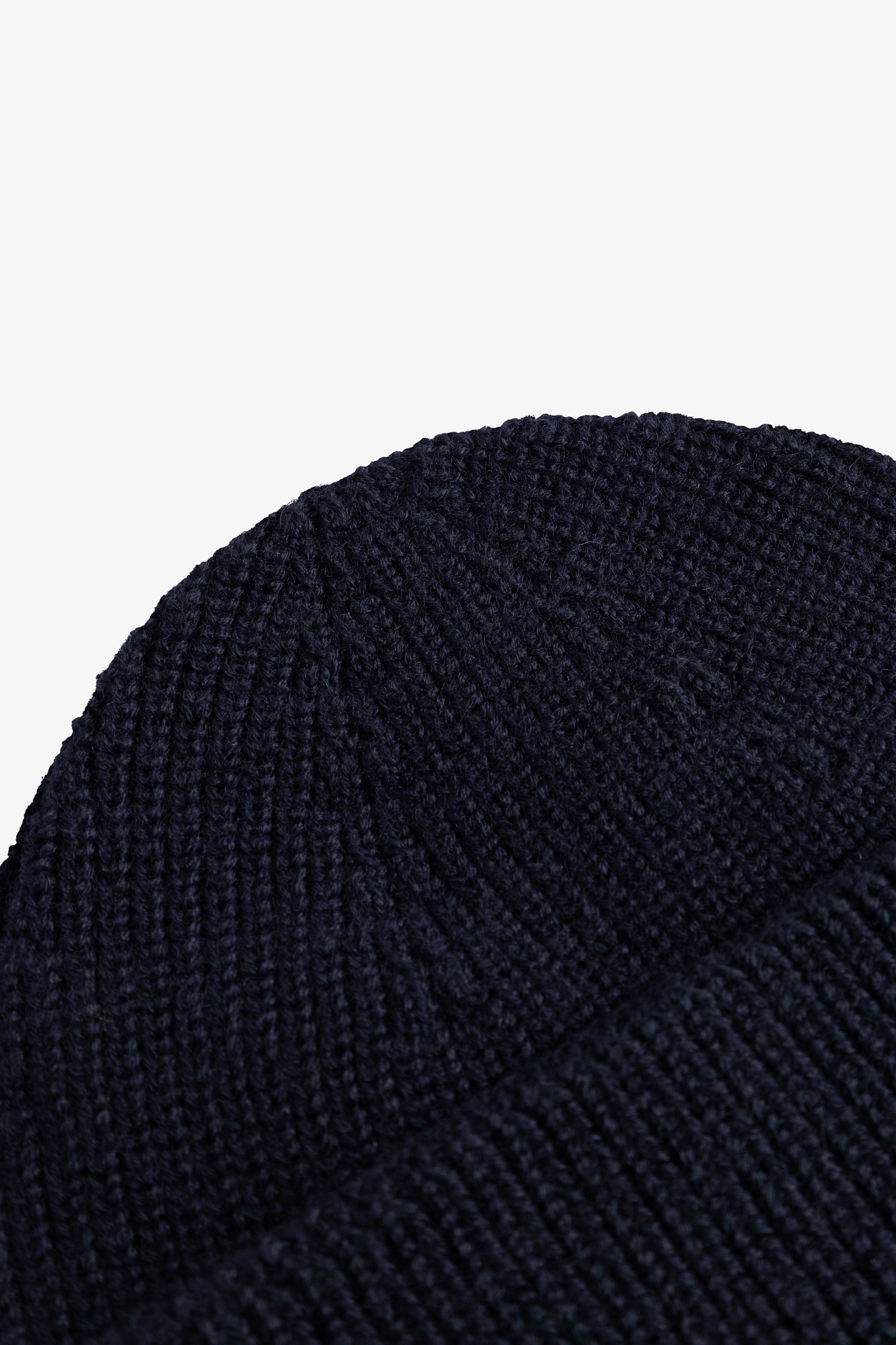 Shallow Cotton Wool Rib Beanie